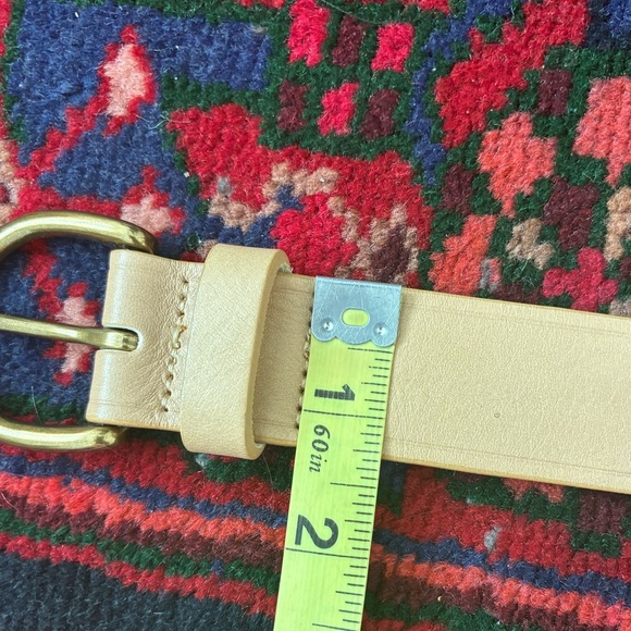 Madewell Tan Leather Belt Size Medium - Picture 5 of 9